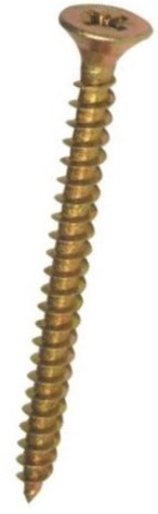 Vrut se zapuštěnou hlavou pozidrive s celým závitem