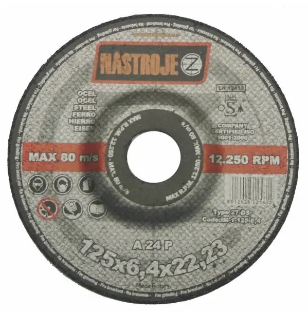 Kotouč na ocel brusný