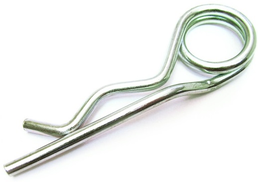 Závlačka pružná dvojitá