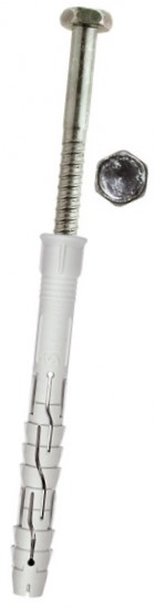 Hmoždinka konstrukční uzlovací + 6HR vrut