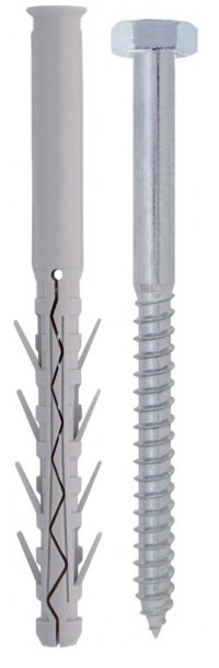 Hmoždinka rámová s 6HR vrutem