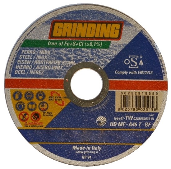 Kotouč GRINDING ocel/nerez řezný