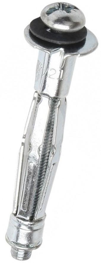 Hmoždinka ocelová rozvírací dutinová + šroub